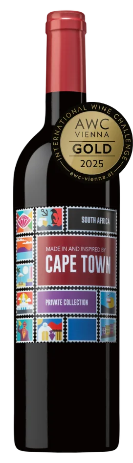 Cape Town Stamps Red 2022