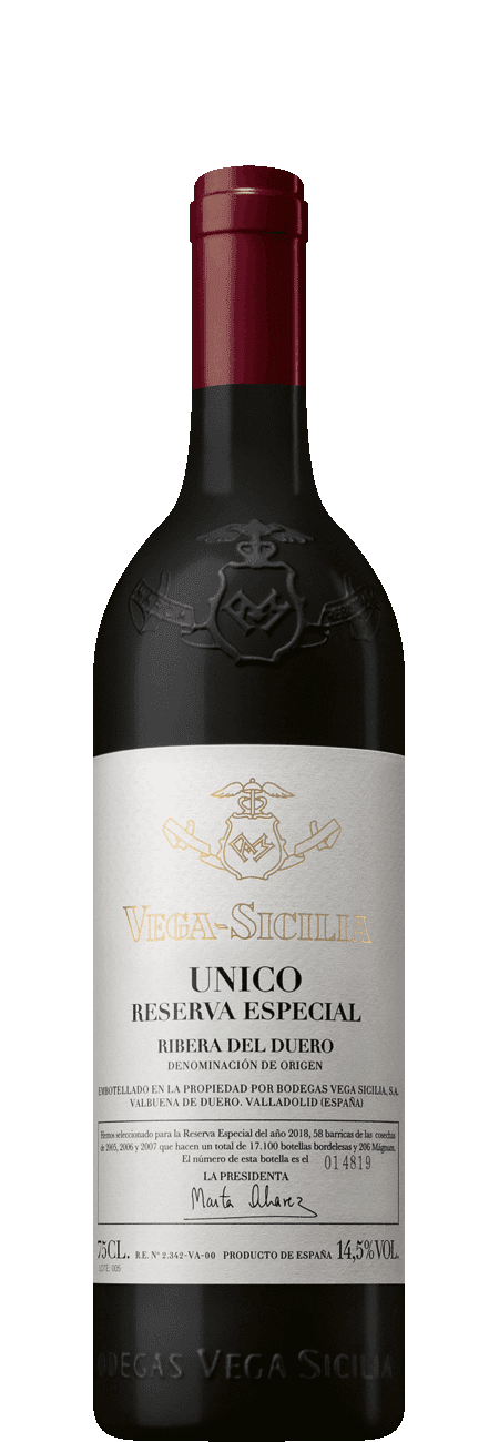 Vega Sicilia Unico Reserva Especial Venta 2018 OHNE
